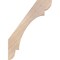 Ekena Millwork 3 1/2"W x 22"D x 30"H Olympic Smooth Knee Brace, Douglas Fir BRC04X22X30OLY00SDF - alternate 3